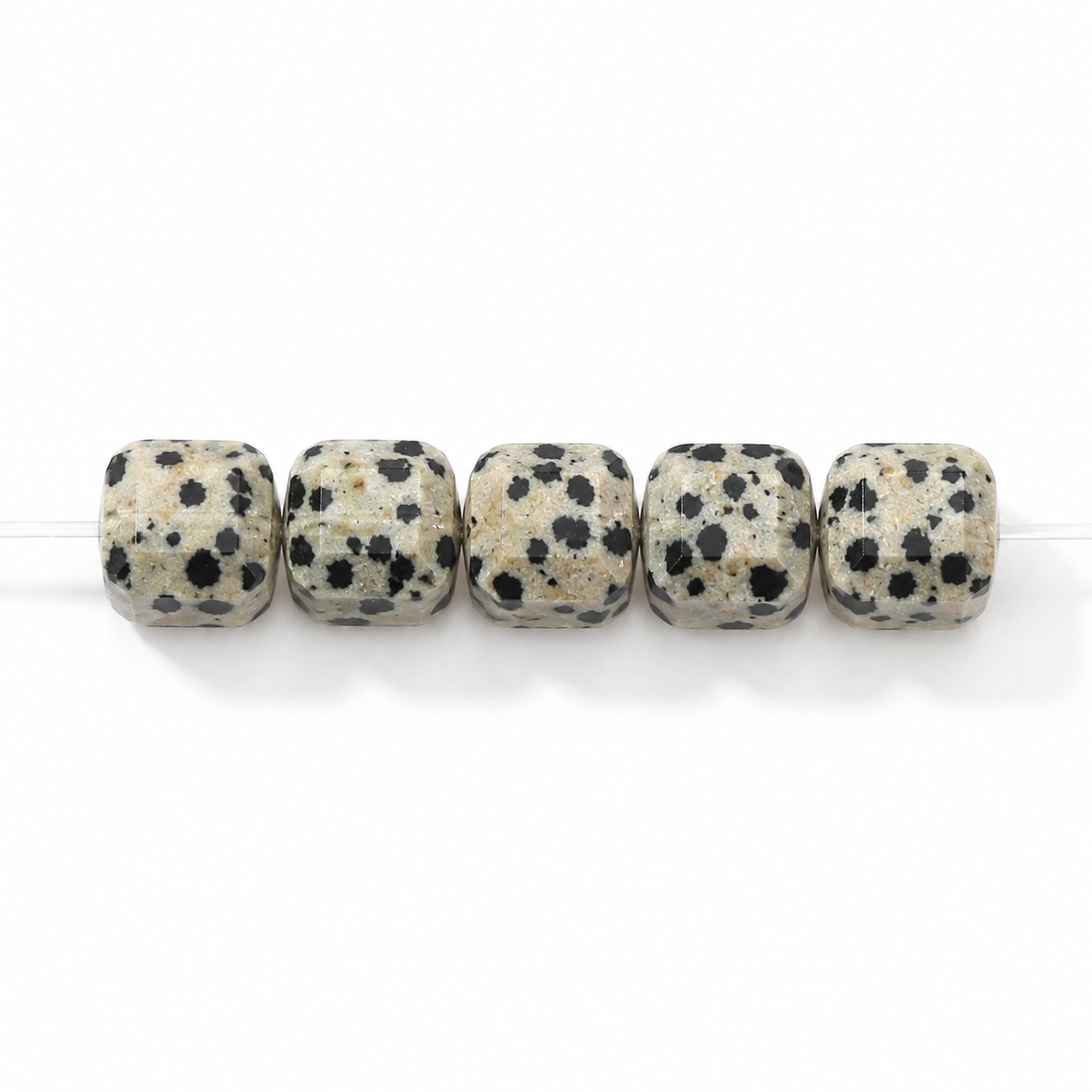 Speckled Stone Beads jewelry component for DIY projects - image 1