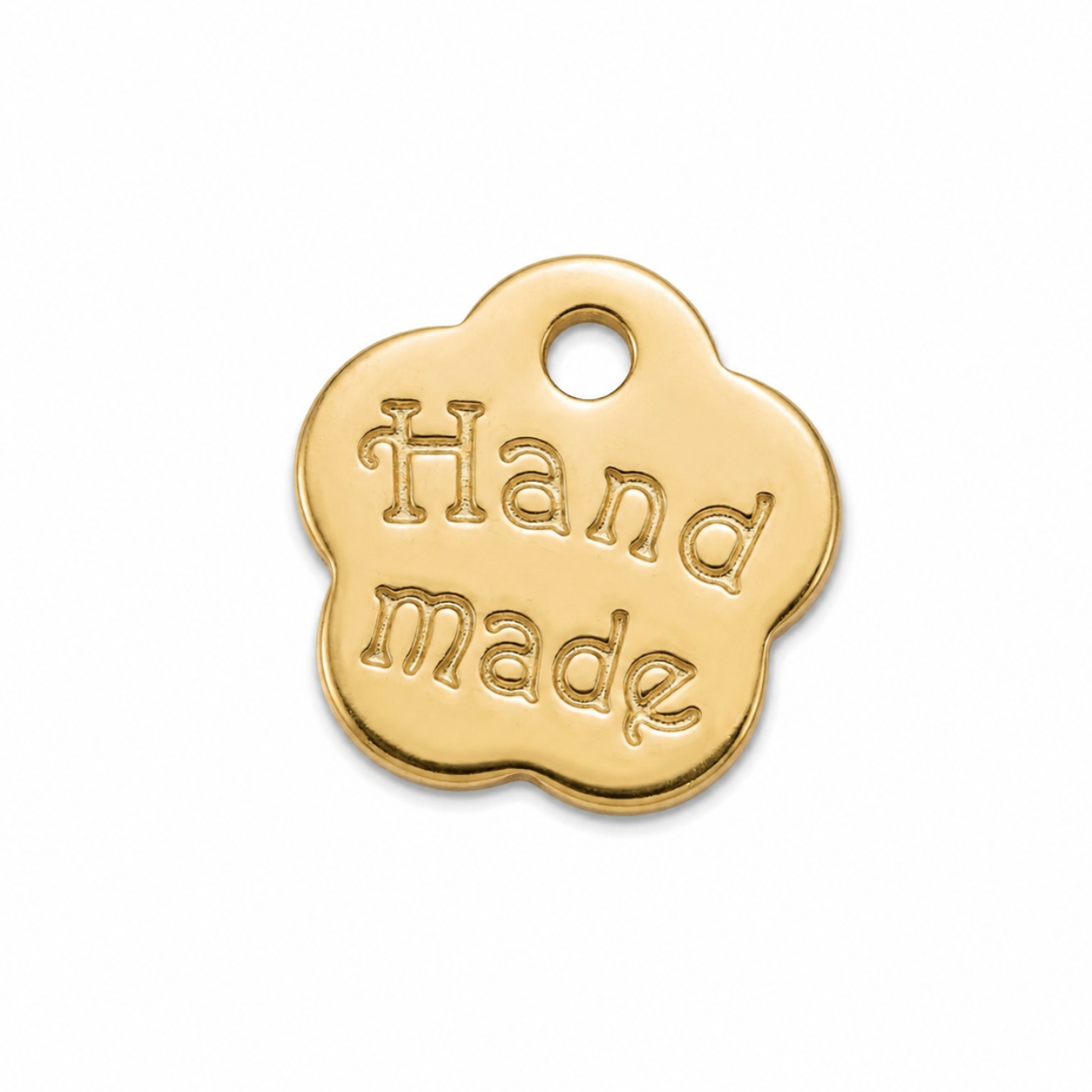 Handmade Flower Tag jewelry component for DIY projects - image 1