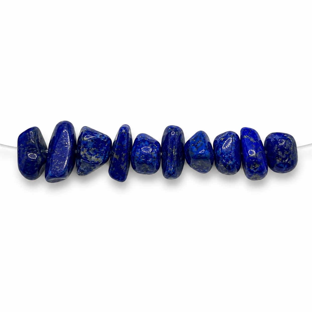 Lapis Lazuli Chip Beads jewelry component for DIY projects - image 1