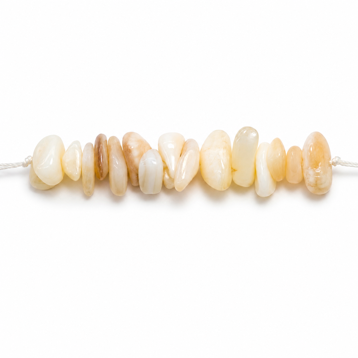 Cream Shell Chip Beads jewelry component for DIY projects - image 1