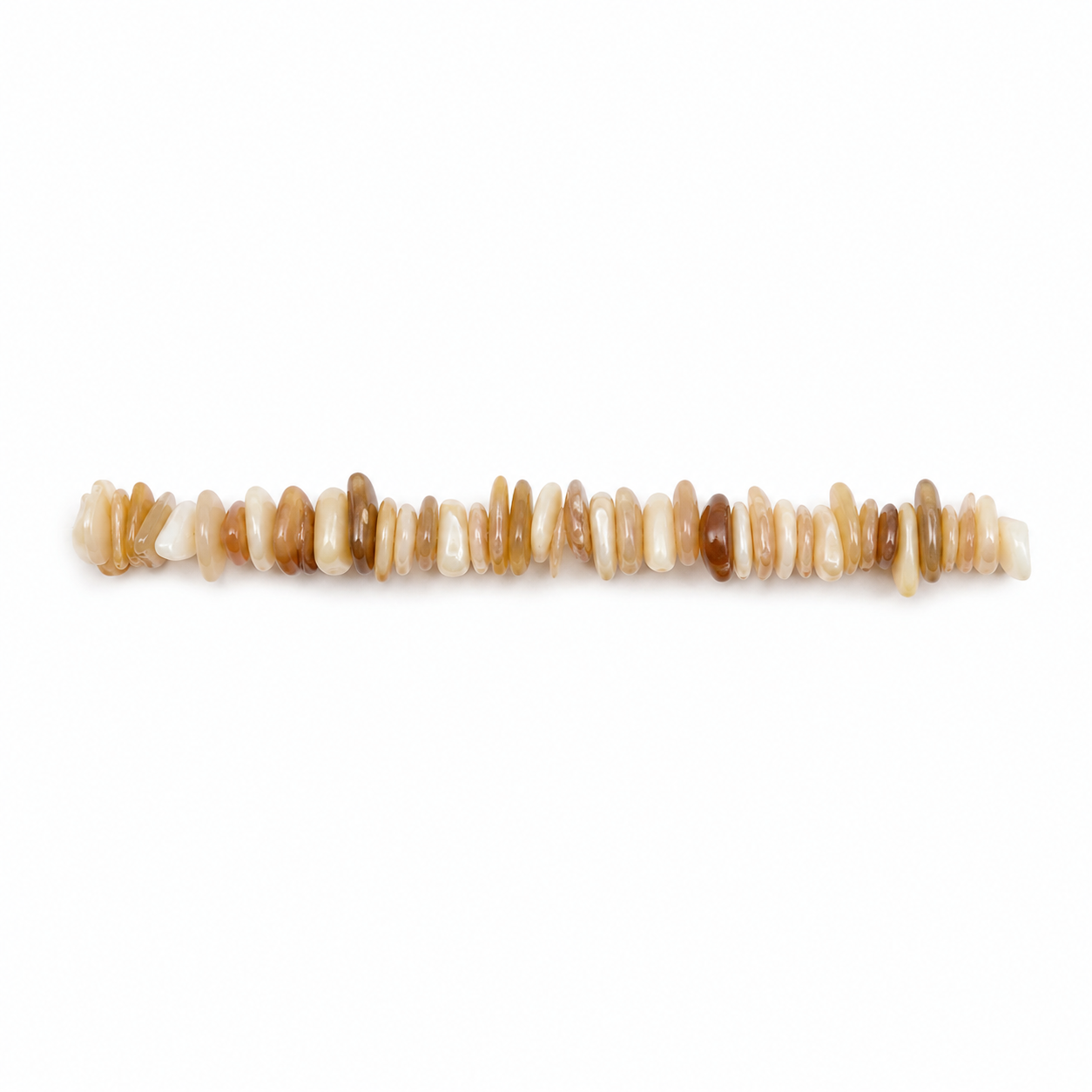 Peach Shell Chip Beads jewelry component for DIY projects - image 1