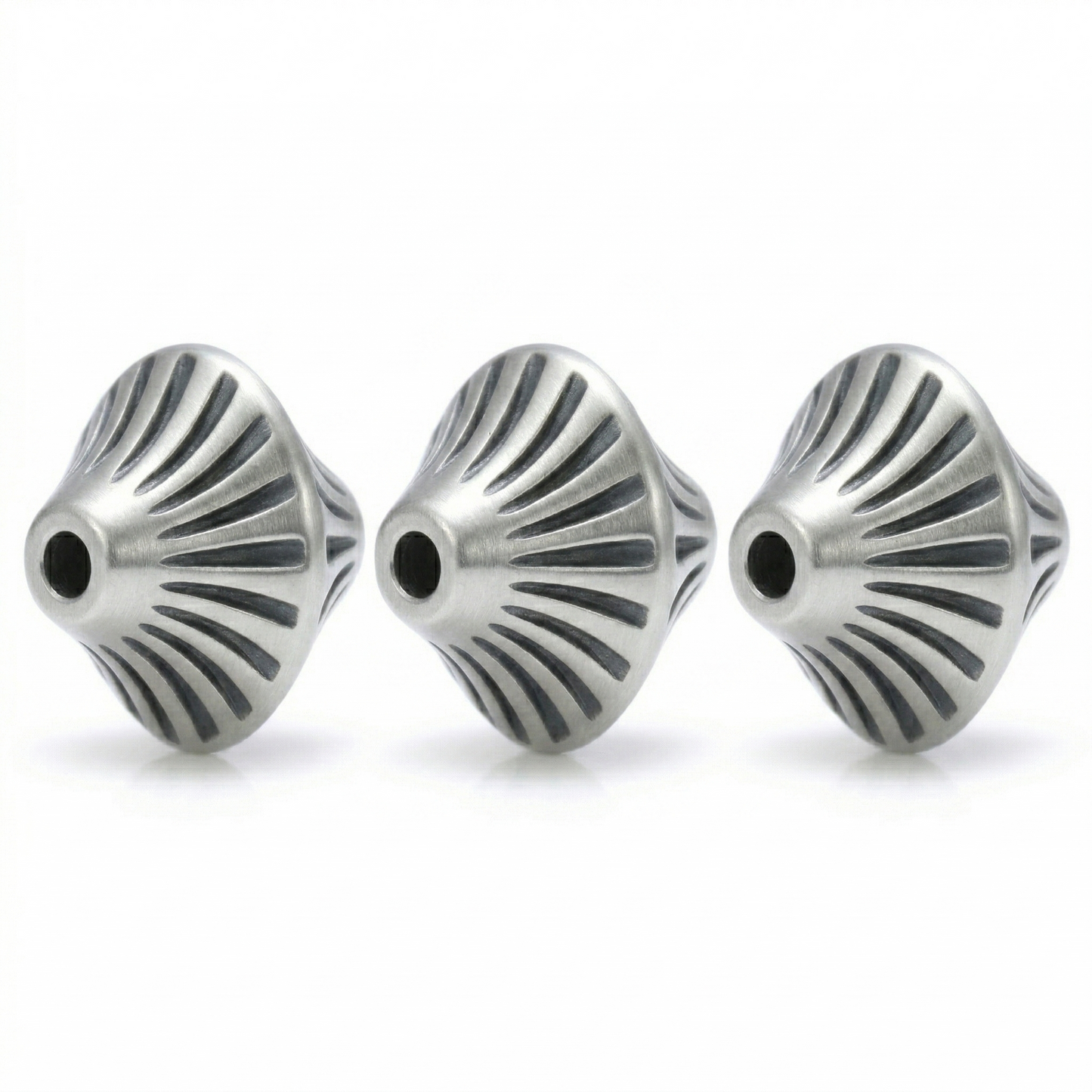 Tibetan Silver Diamond Spacer Bead