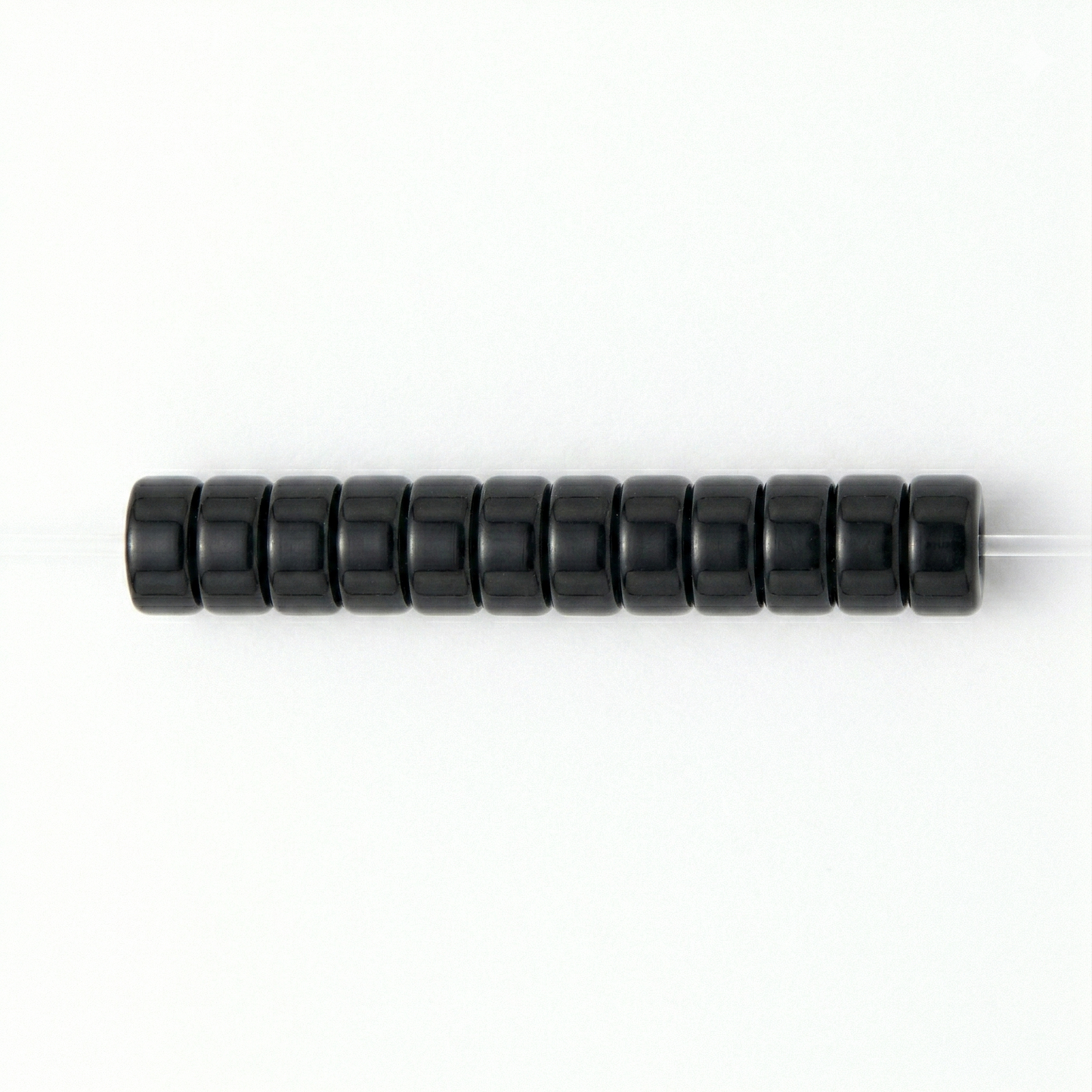 Black Obsidian Spacer Beads jewelry component for DIY projects - image 1
