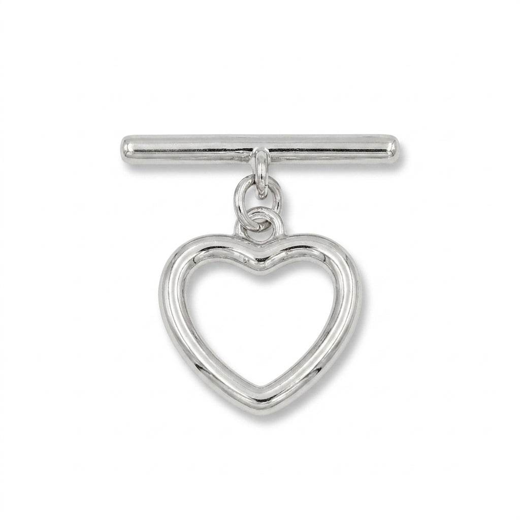 Heart Toggle Clasp - Color Options jewelry component for DIY projects - image 3