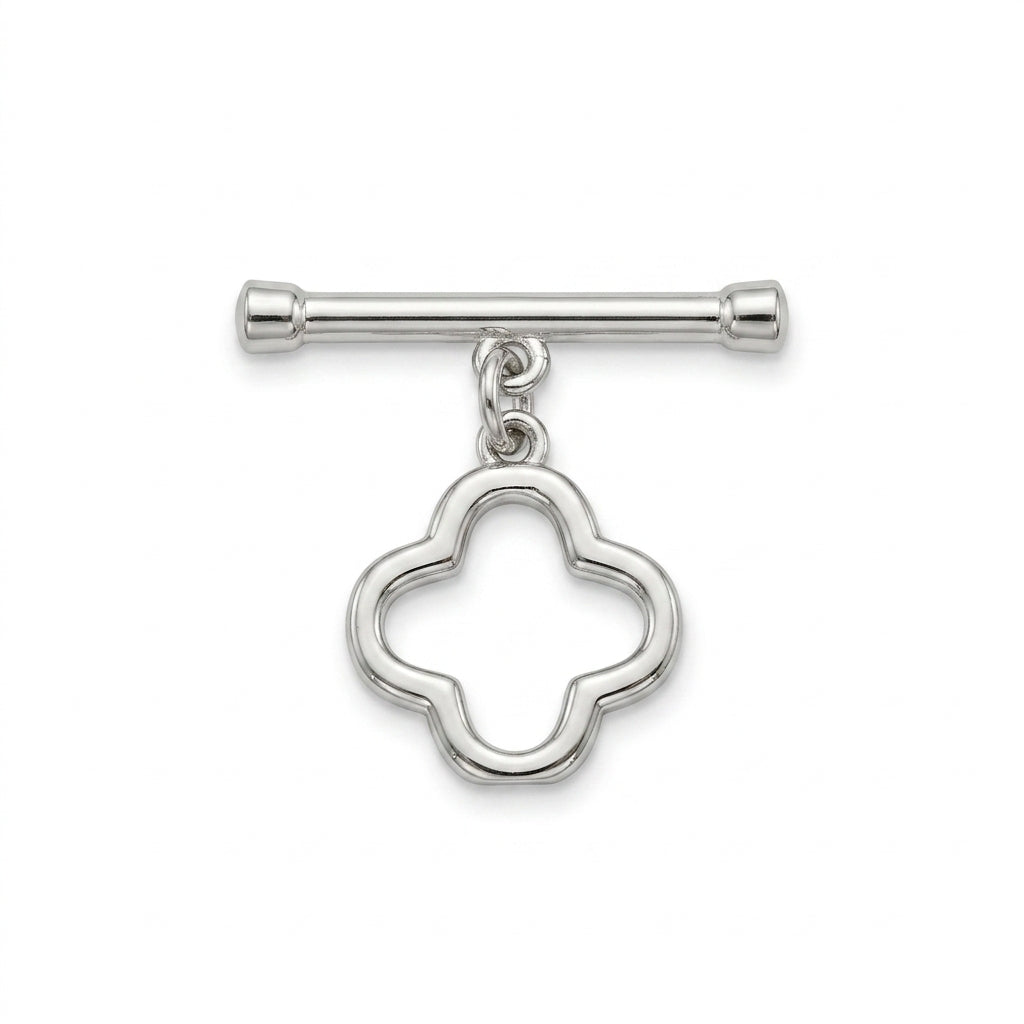 Clover Toggle Clasp jewelry component for DIY projects - image 3