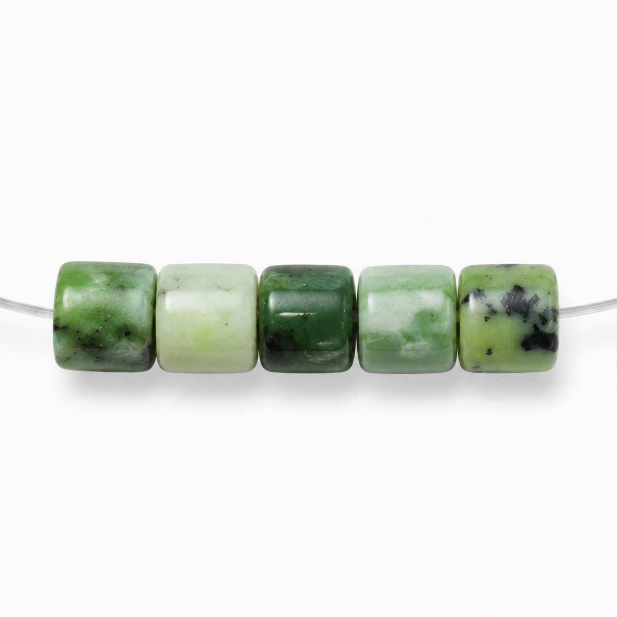 Australian Jade Beads jewelry component for DIY projects - image 1