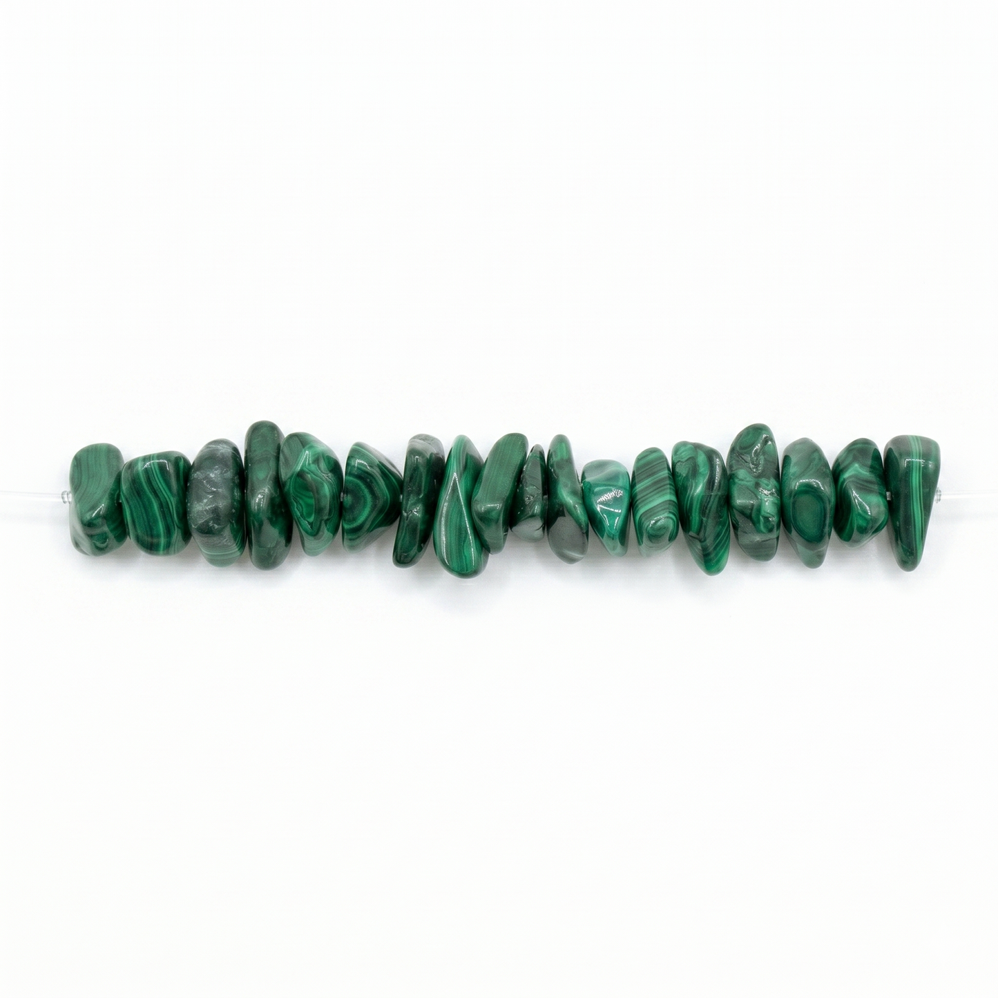 Malachite Chip Beads jewelry component for DIY projects - image 1
