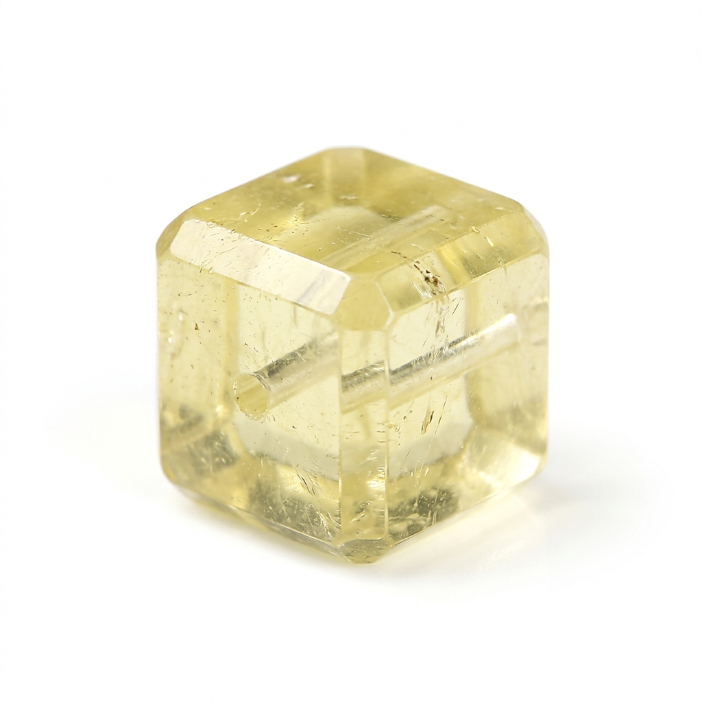 Yellow Garden Quartz Bead jewelry component for DIY projects - image 1