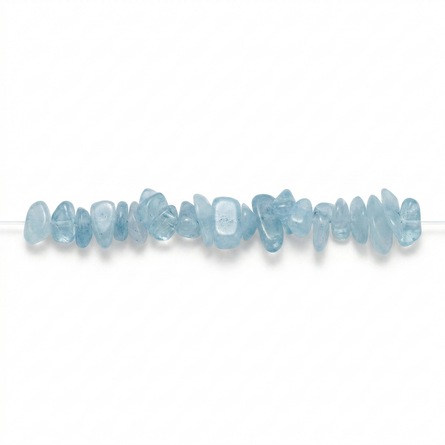 Aquamarine Chip Beads jewelry component for DIY projects - image 1