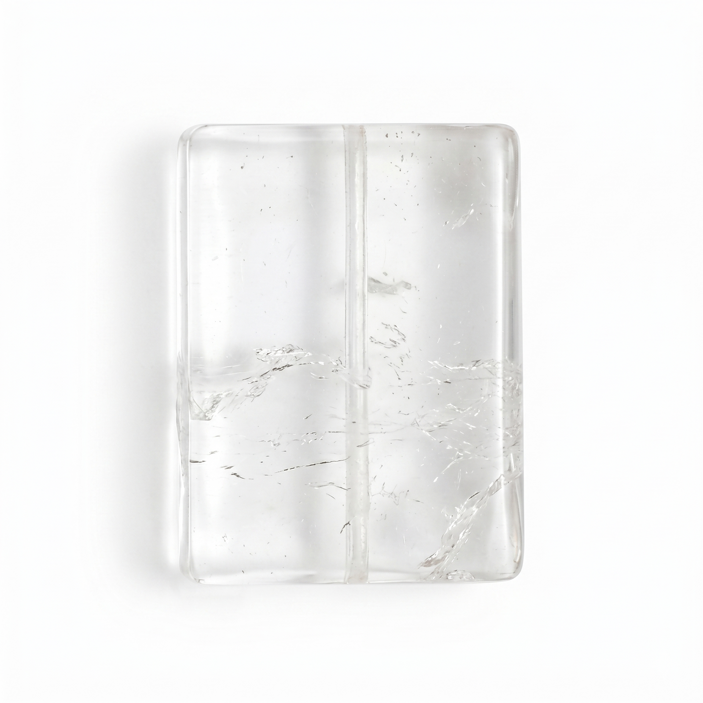 Clear Quartz Peace Plaque jewelry component for DIY projects - image 1