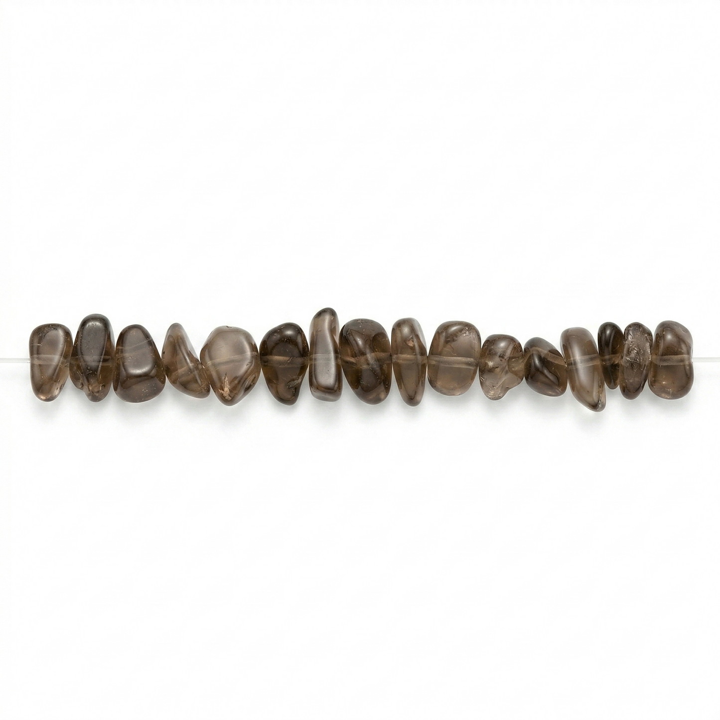 Smoky Obsidian Chip Beads jewelry component for DIY projects - image 1