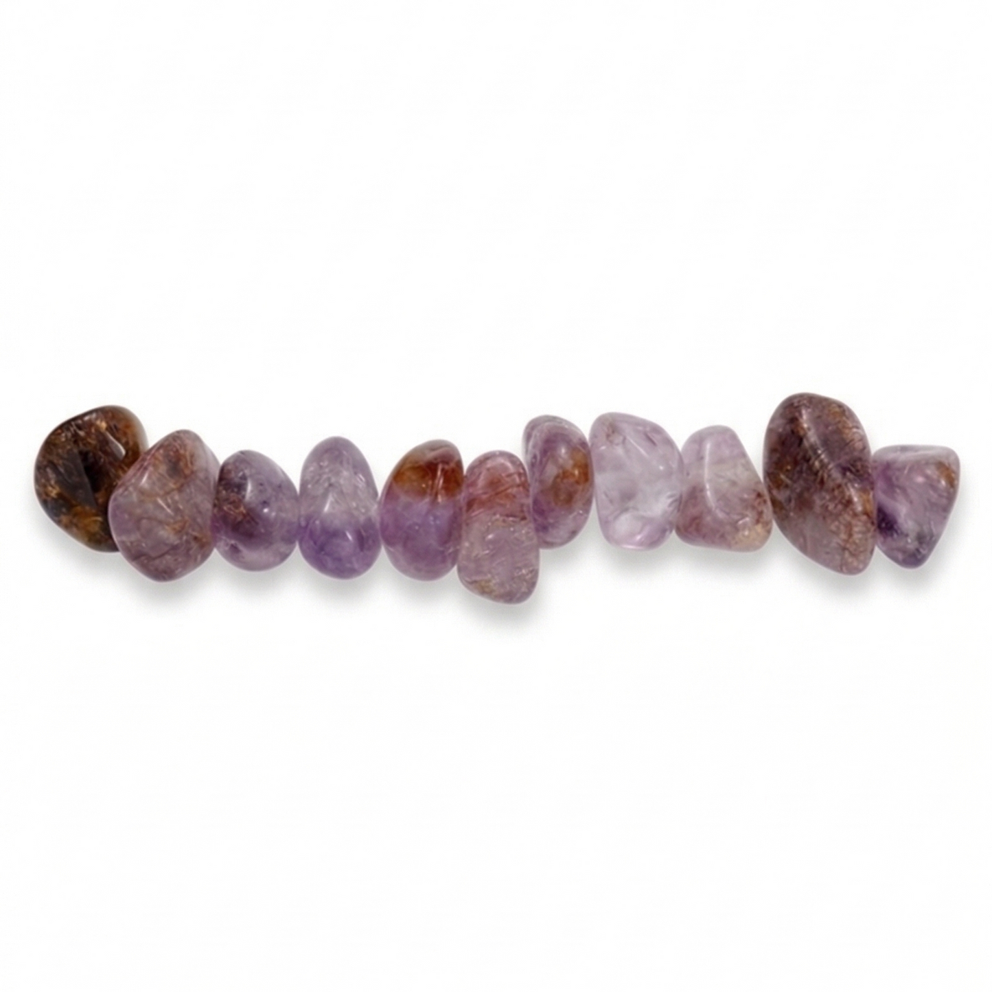 Purple Phantom Quartz Chip Beads jewelry component for DIY projects - image 1
