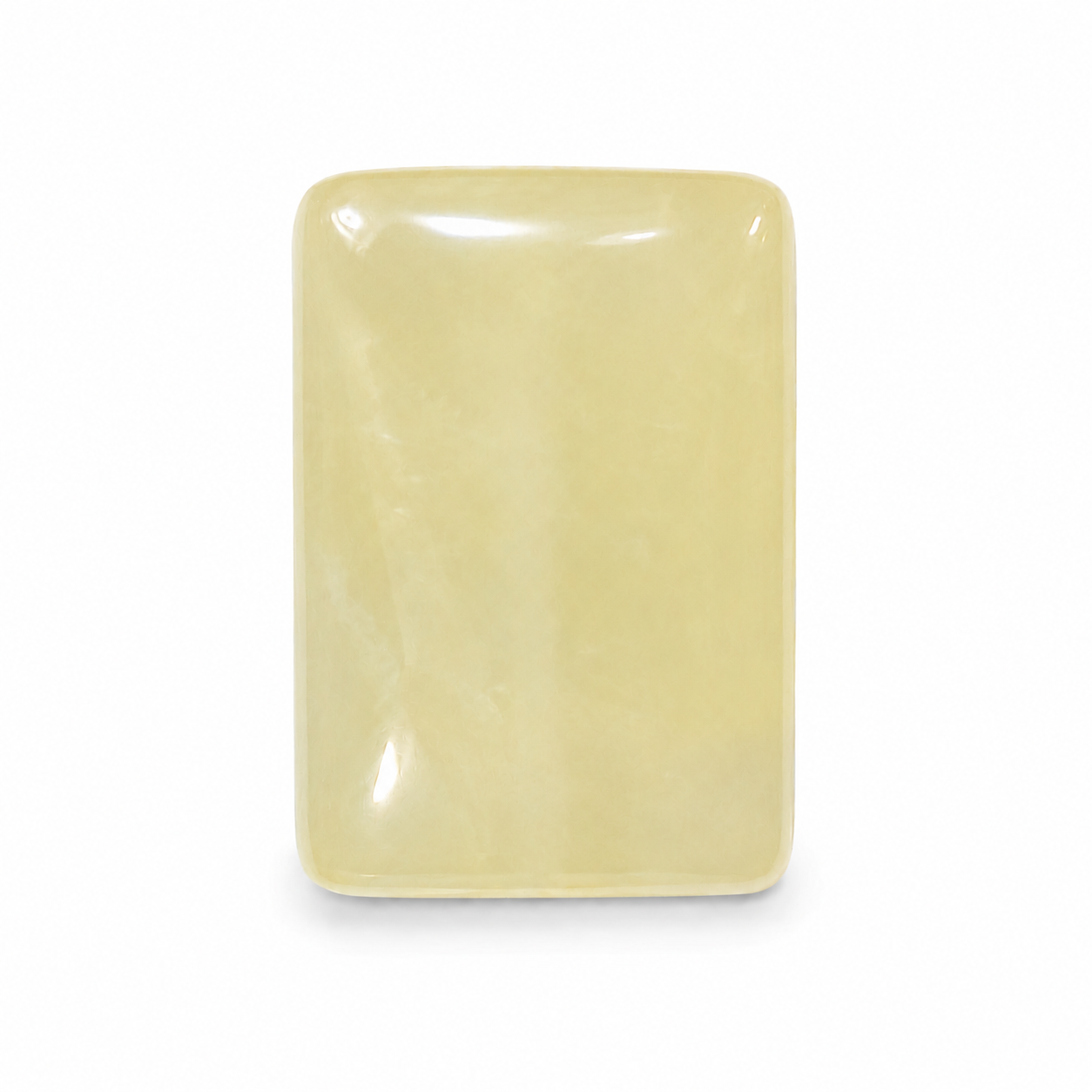 Lemon Quartz Peace Plaque jewelry component for DIY projects - image 1