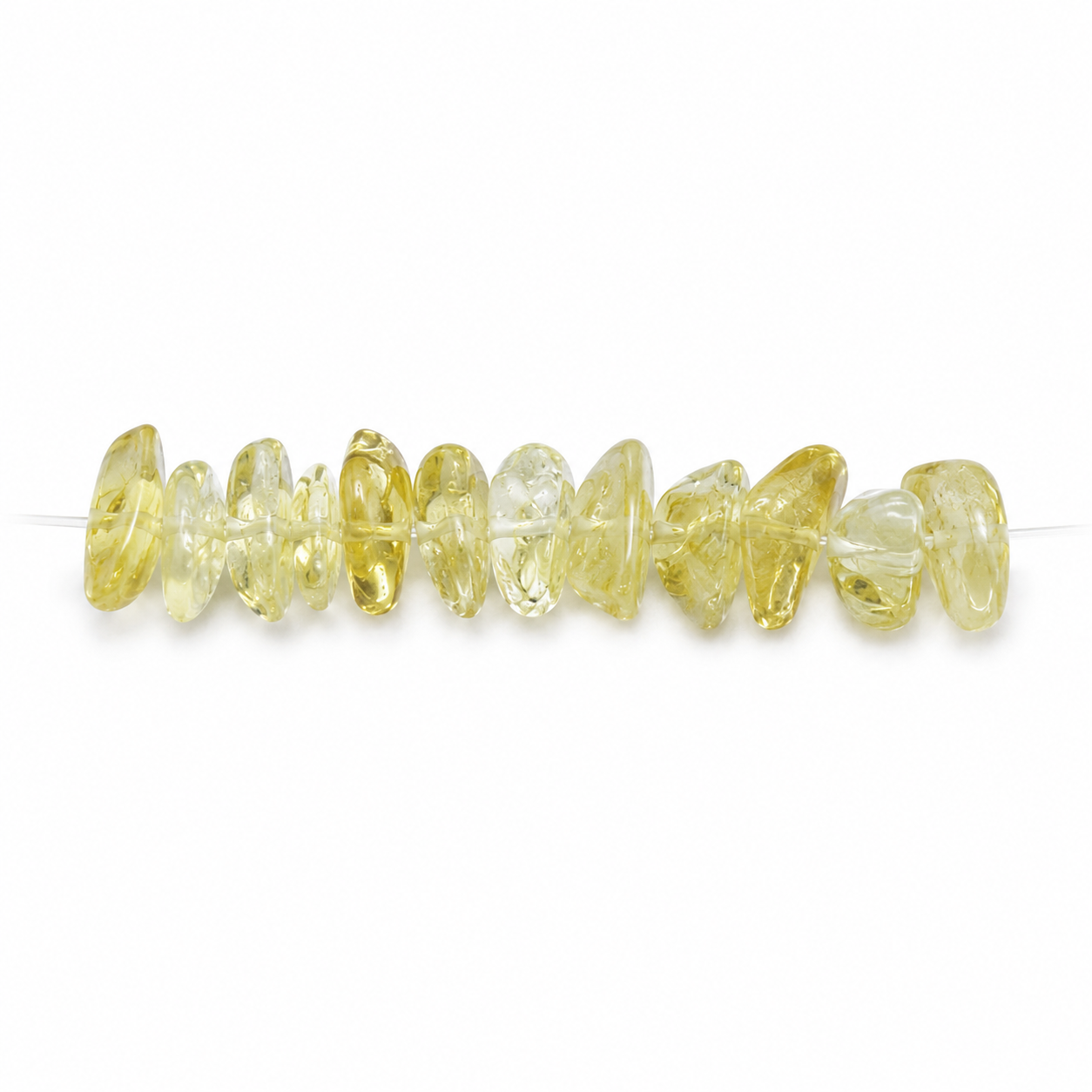 Lemon Quartz Chip Beads jewelry component for DIY projects - image 1