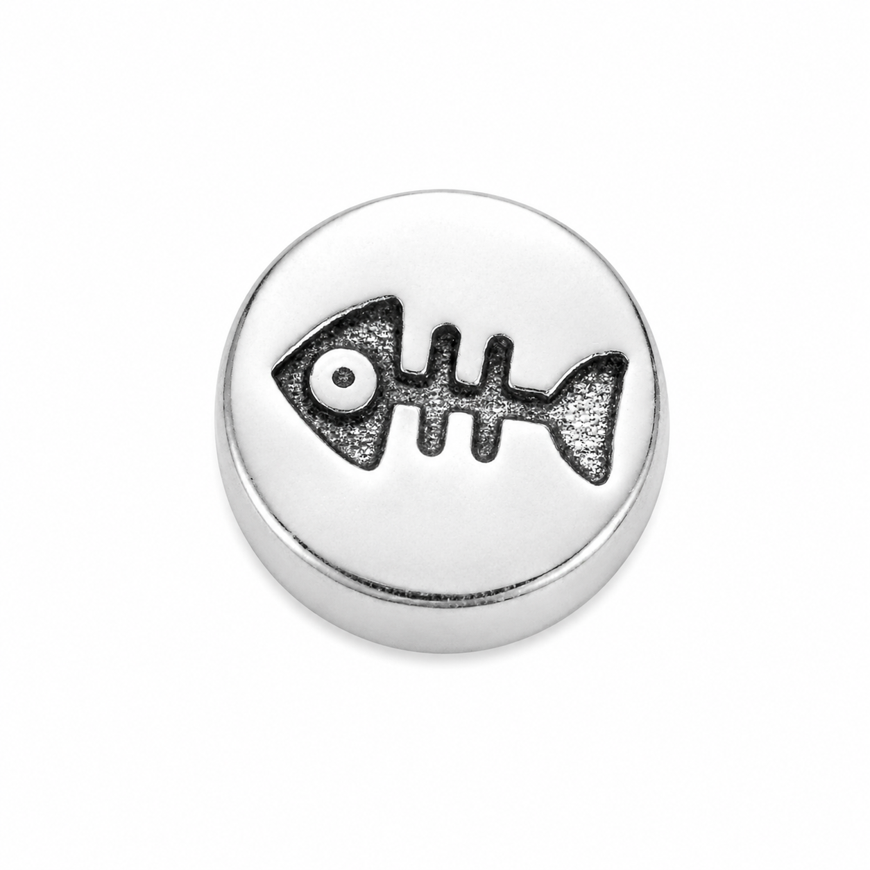 Tibetan Silver Cat Fish Buckle