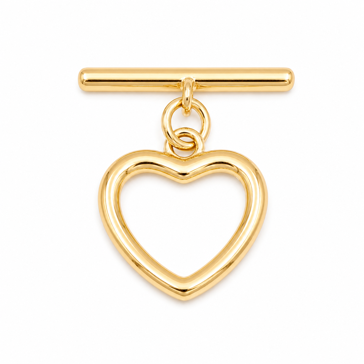 Heart Toggle Clasp