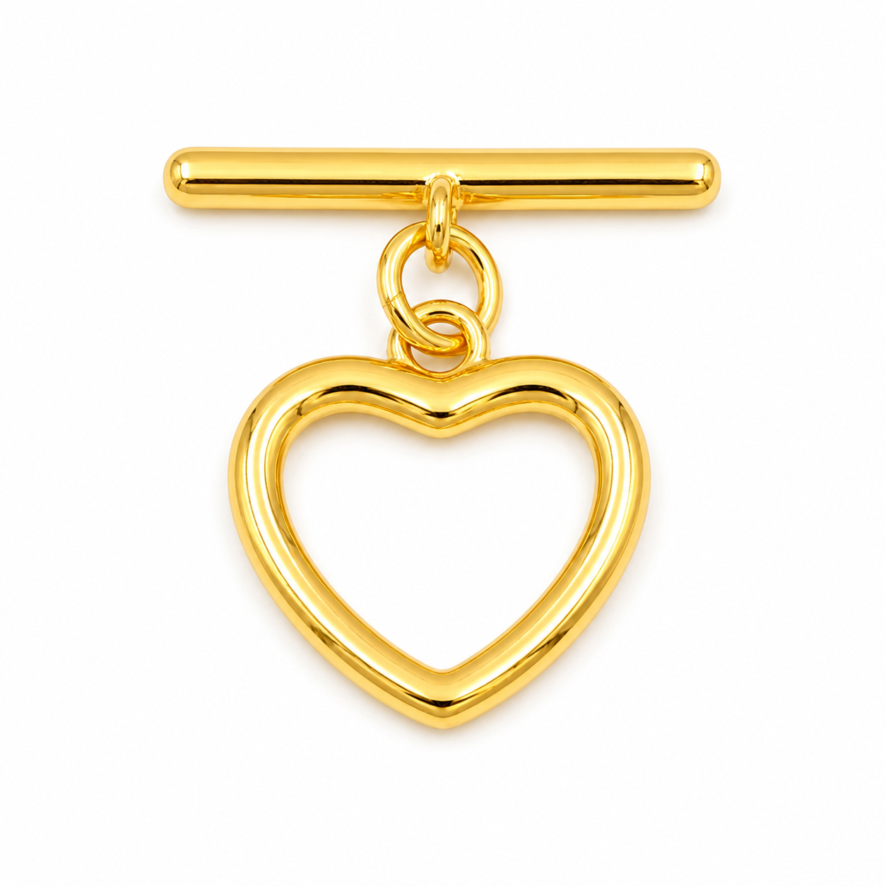 Heart Toggle Clasp