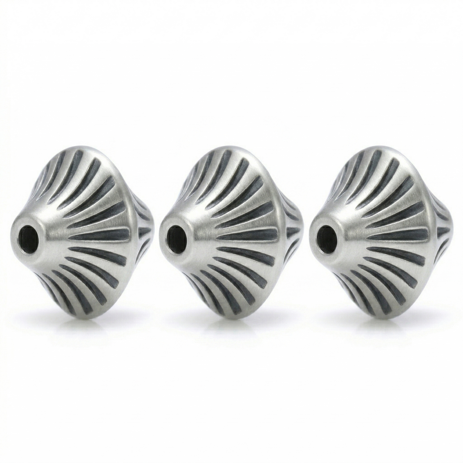 Tibetan Silver Diamond Spacer Bead