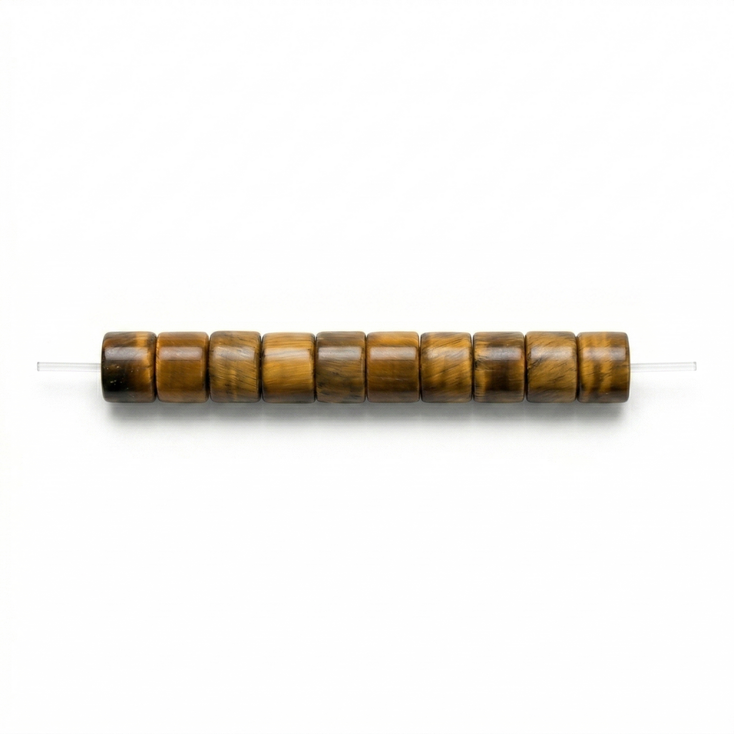 Tiger Eye Tube Beads