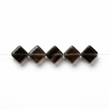 Smoky Quartz Pyramid Beads