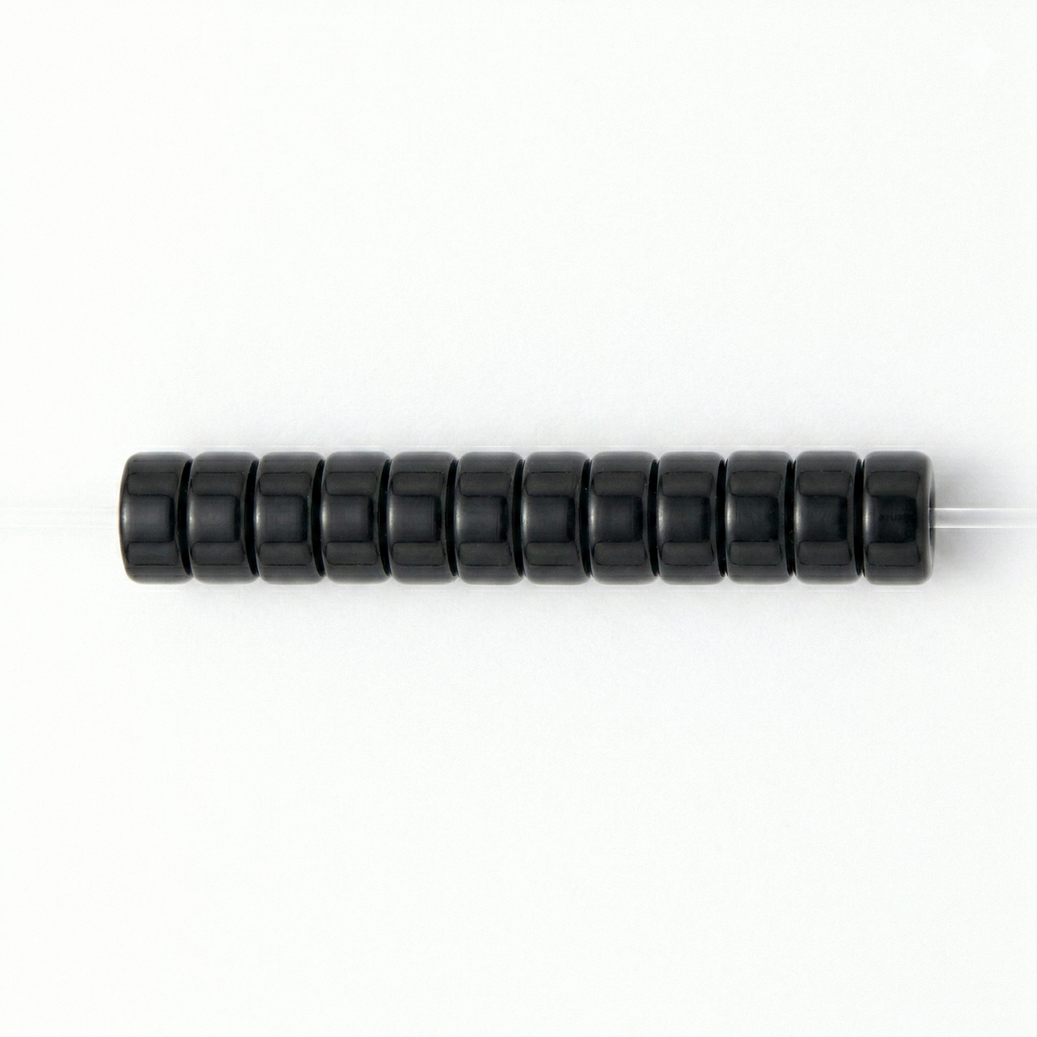 Black Obsidian Spacer Beads