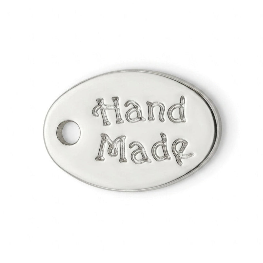Polished Handmade Oval Tag