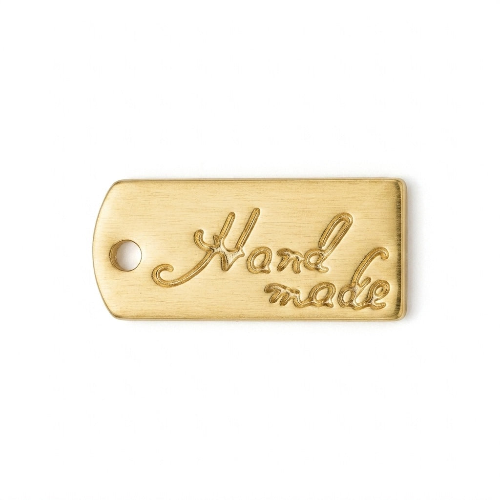 Handmade Rectangle Tag