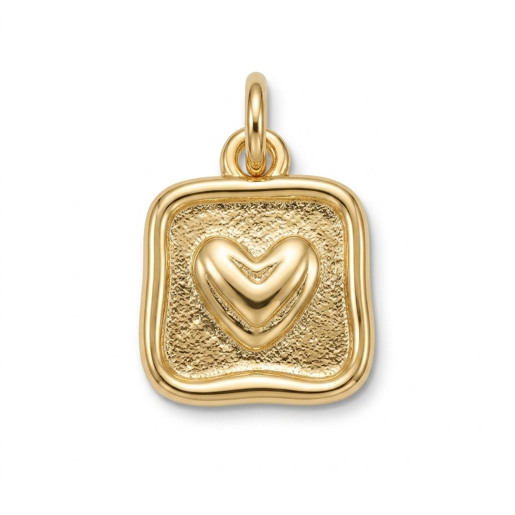 Outlined Heart Pendant