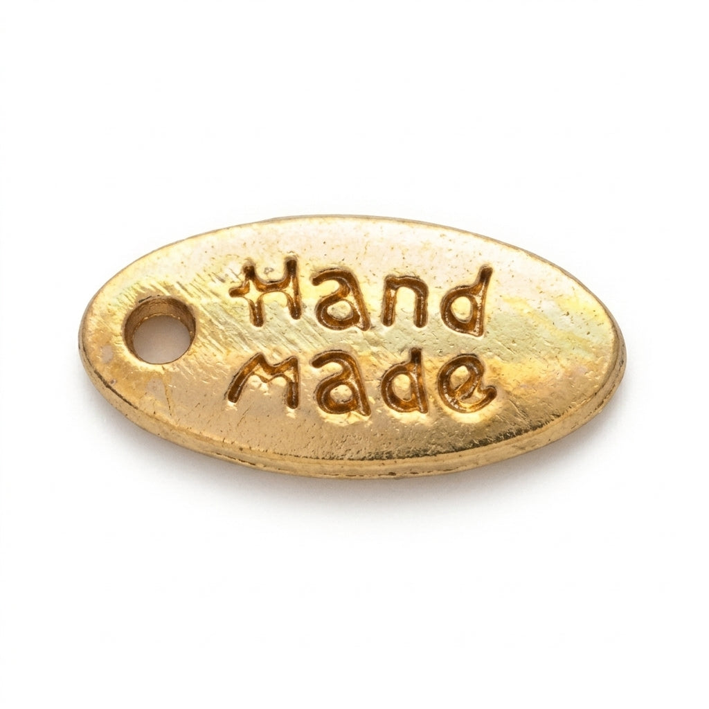Matte Handmade Oval Tag