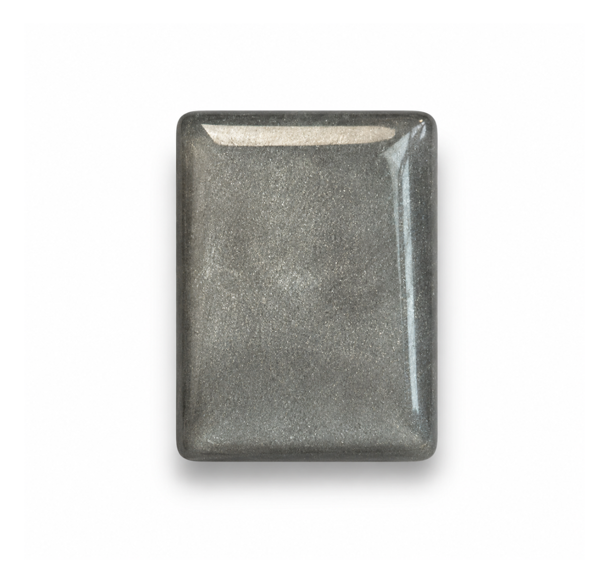 Silver Sheen Obsidian Peace Plaque