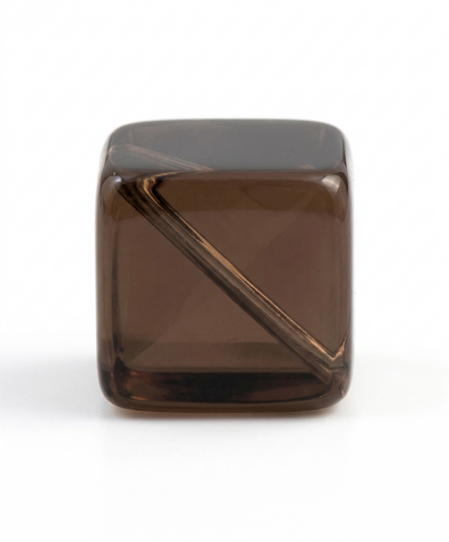 Smoky Quartz Pyramid Beads