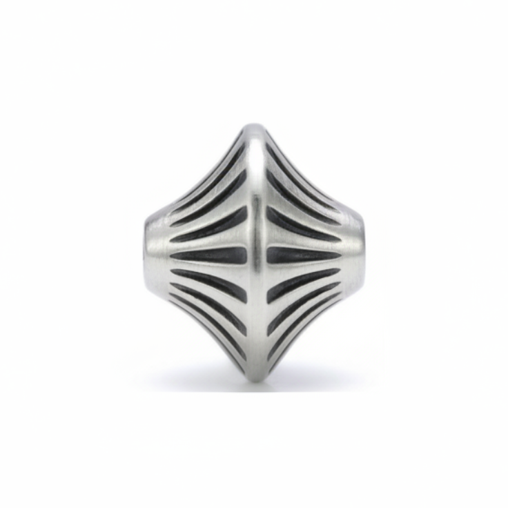 Tibetan Silver Diamond Spacer Bead